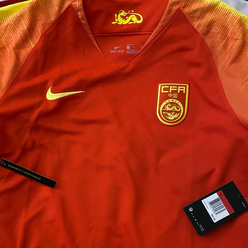 size L china home soccer jersey! NWT!